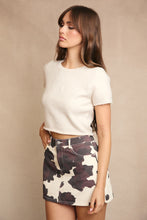 Load image into Gallery viewer, City Lights Cropped Sweater Cream