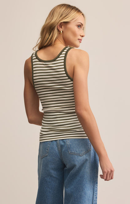 Classic Striped Scoop Tank