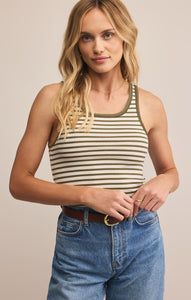Classic Striped Scoop Tank