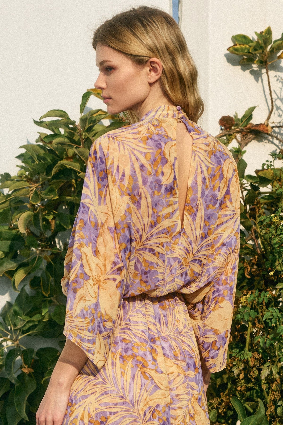 Checking In Ruched Dress