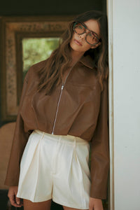 Clean Slate Pleated Shorts