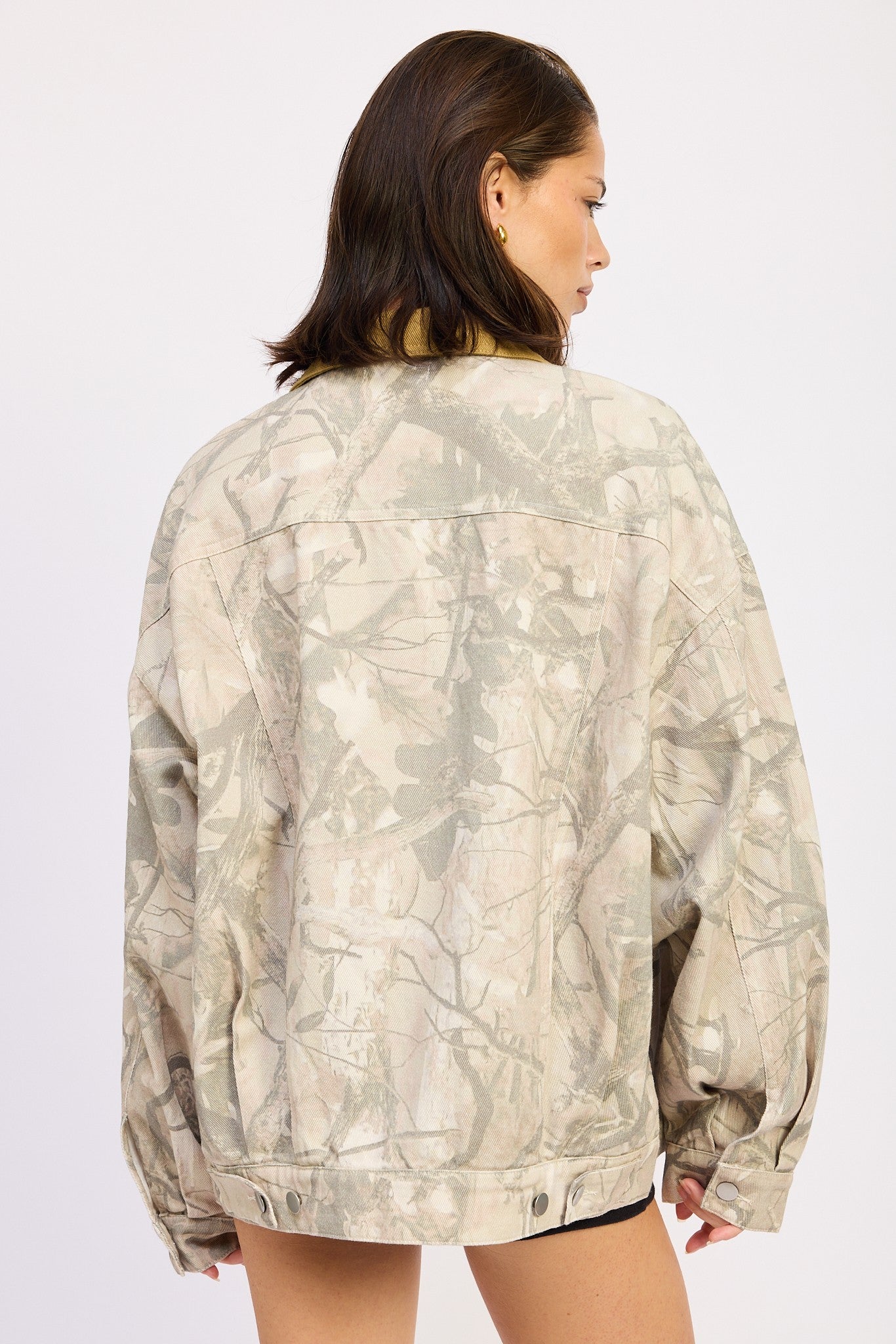 Woodland Camo Trucker Jacket