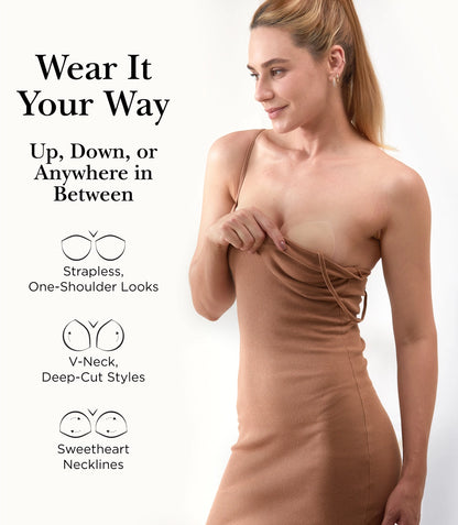 Semi Circle Nipple Covers Caramel