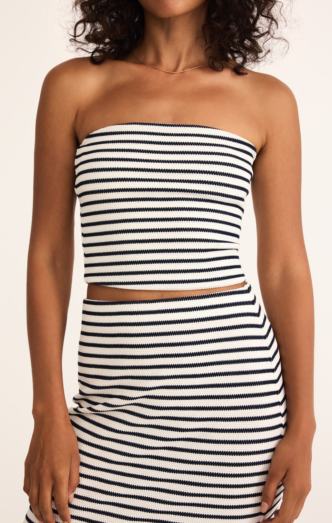 Caffari Stripe Tube Top