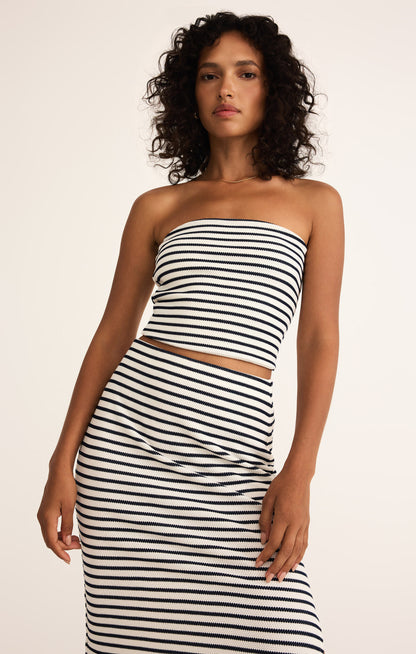 Caffari Stripe Tube Top