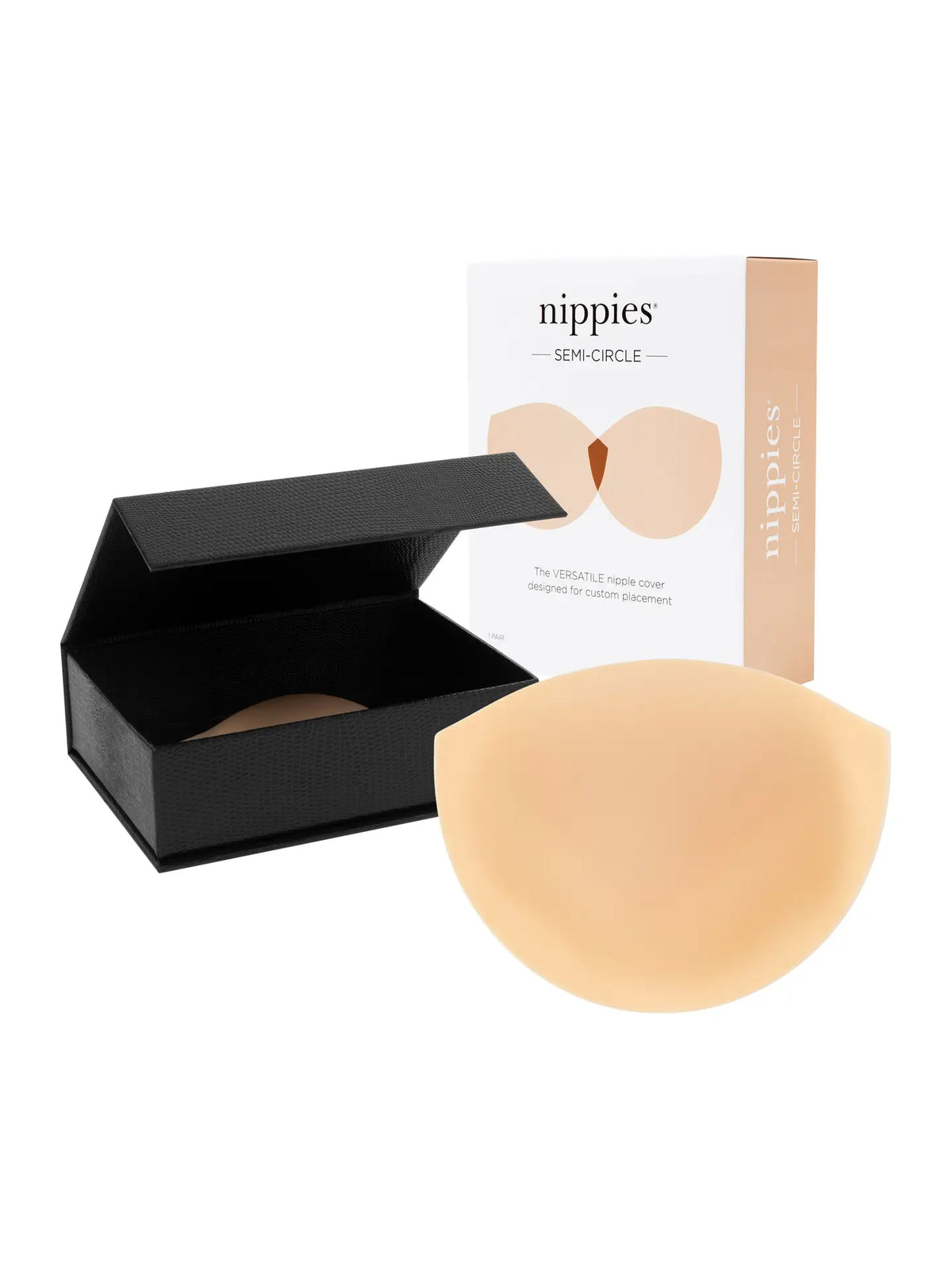 Semi Circle Nipple Covers Caramel