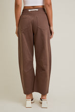 Load image into Gallery viewer, Rope Tie Barrel Jeans