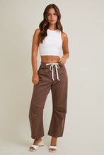 Load image into Gallery viewer, Rope Tie Barrel Jeans