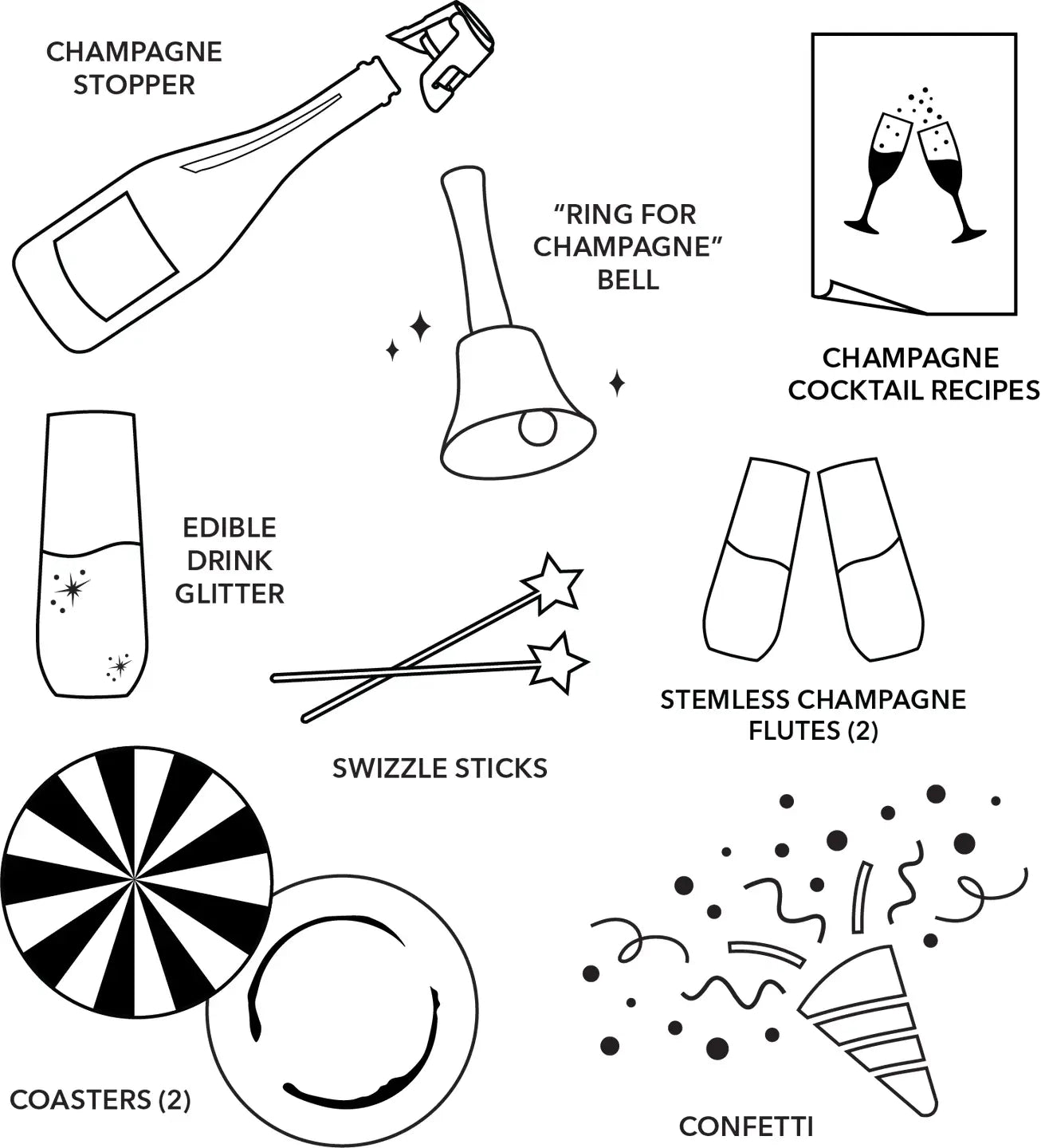 Champagne Celebration Kit