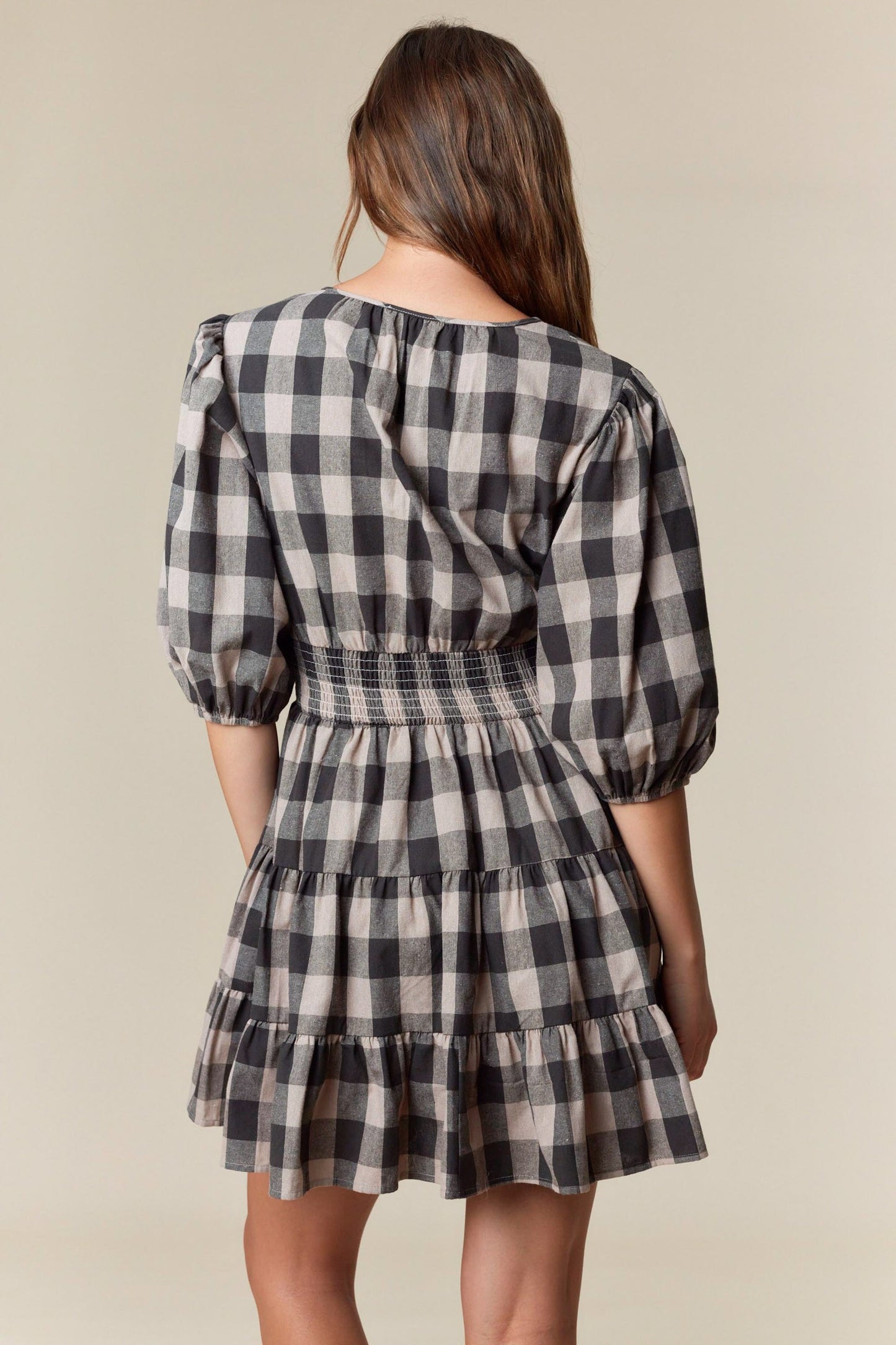 Autumn Grove Plaid Dress