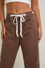 Load image into Gallery viewer, Rope Tie Barrel Jeans