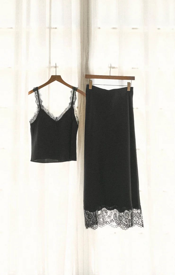 Cinder Lace Midi Skirt