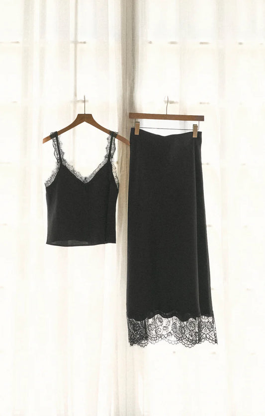 Cinder Lace Midi Skirt