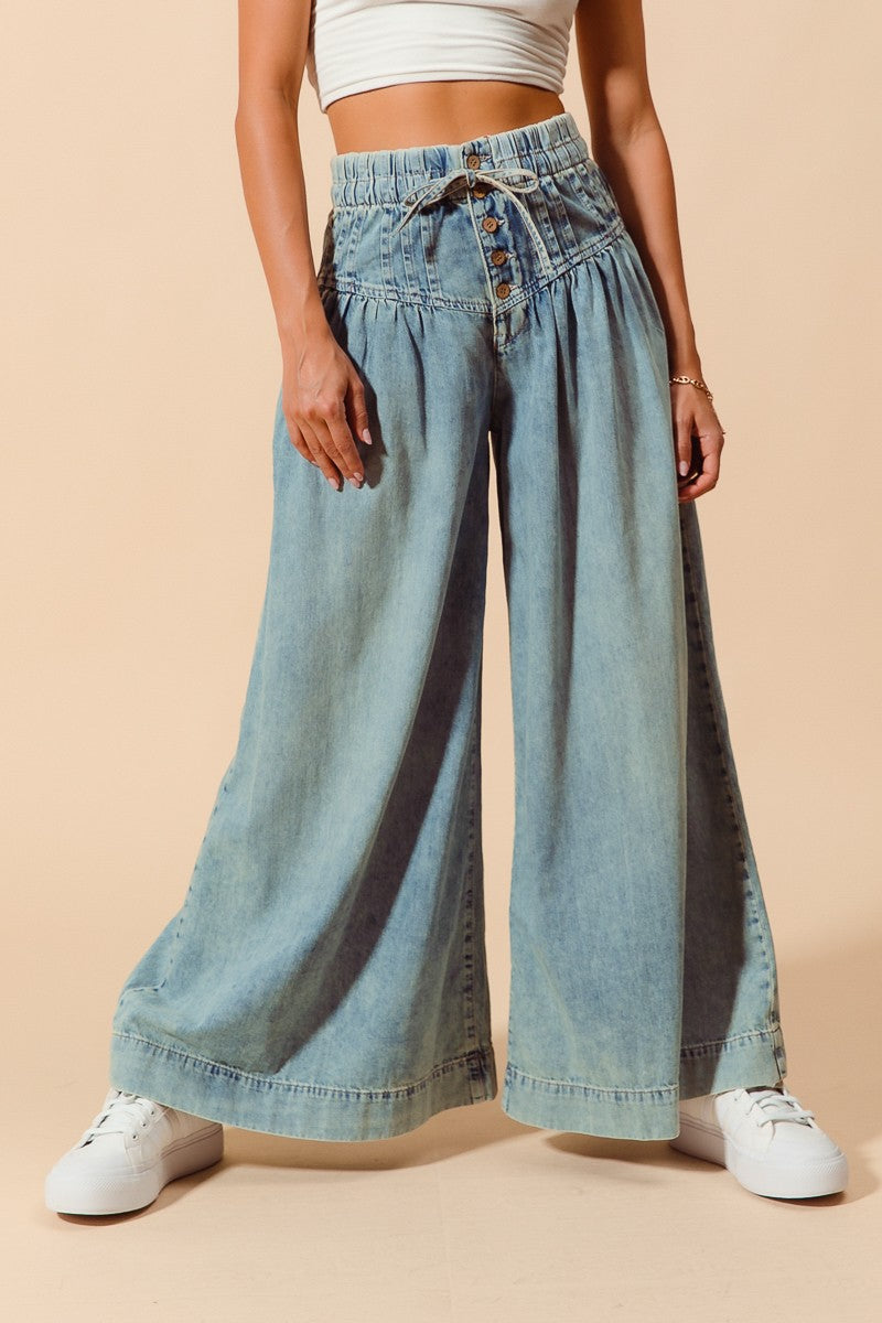 Courtney Wide Leg Jeans