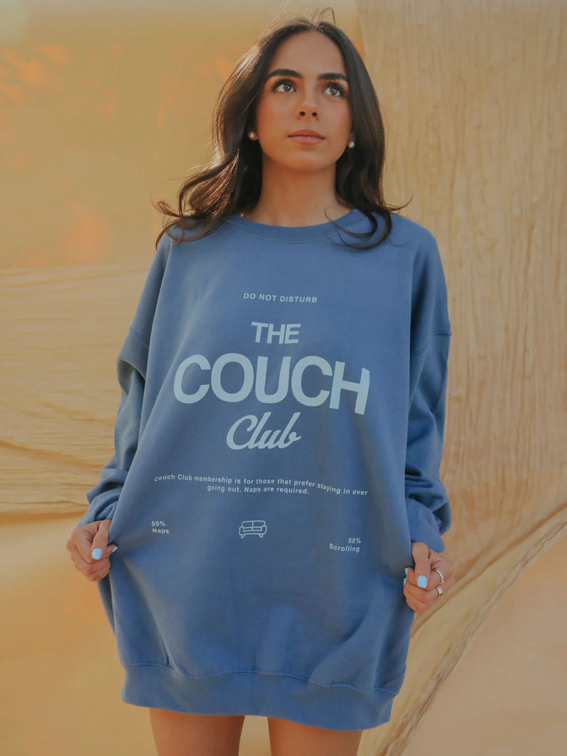 The Couch Club Blue Sweatshirt
