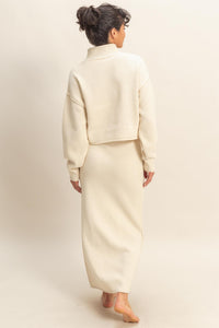 Ivory Horizon Knit Set