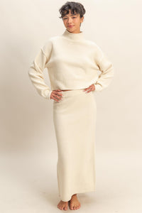 Ivory Horizon Knit Set