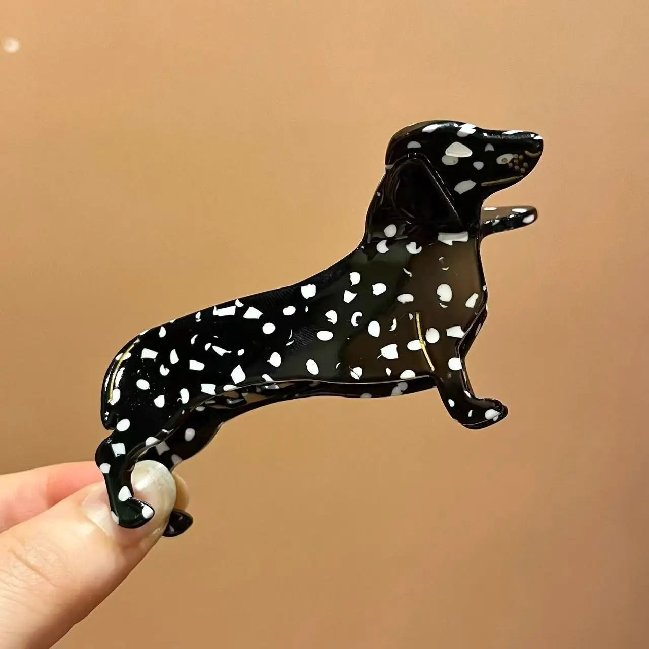 Best in Show Hair Clip jumbo dog-shaped claw hair accessory
