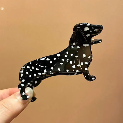 Best in Show Hair Clip jumbo dog-shaped claw hair accessory