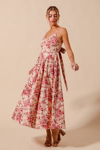 In My Dreams Floral Midi Dress