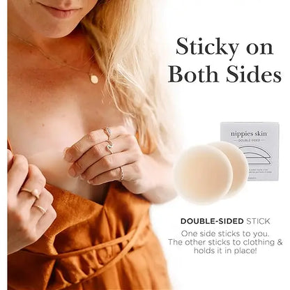 Nippies Double Sided Adhesive Nipple Covers Cream