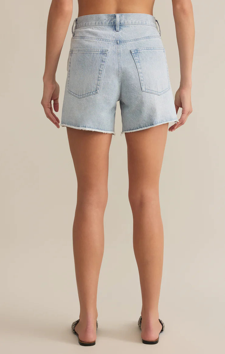 Everyday Hi Rise Denim Short Indigo