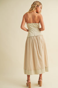 Timeless Grace Strapless Dress
