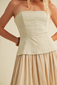 Timeless Grace Strapless Dress