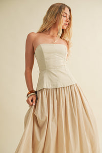 Timeless Grace Strapless Dress