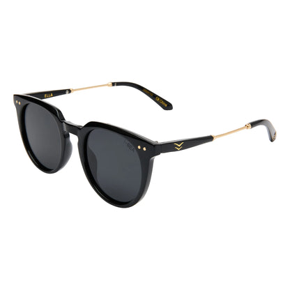 Ella Sunglasses Black/Smoke