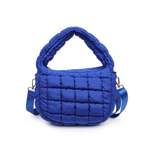 Load image into Gallery viewer, Leo Puffy Quilted Crossbody Blue