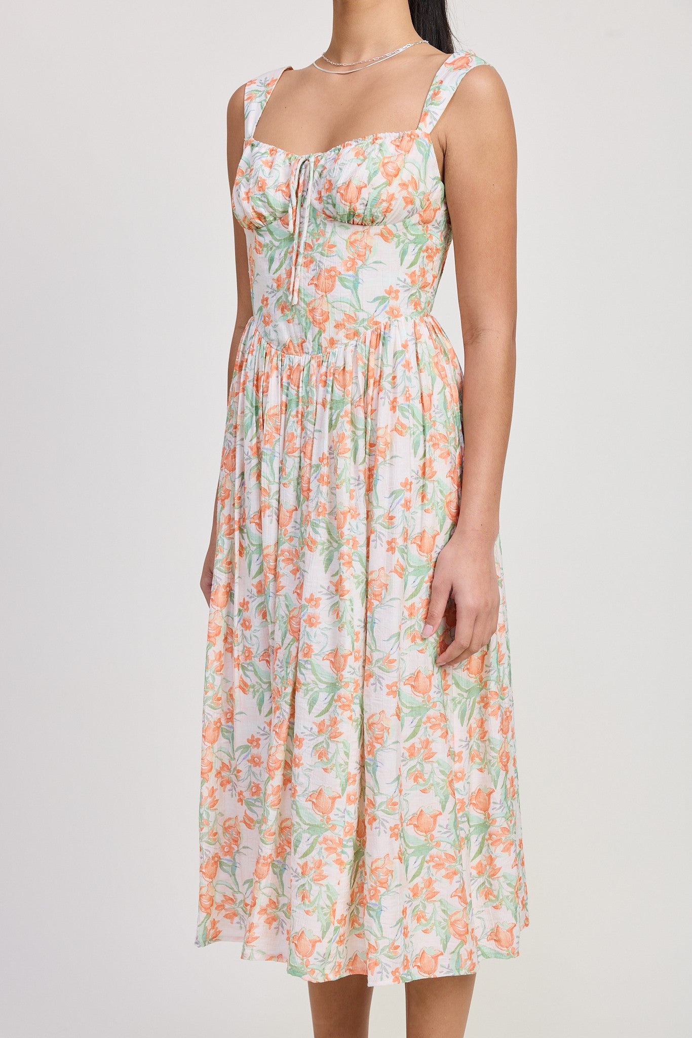Emory Floral Tie Front Dress