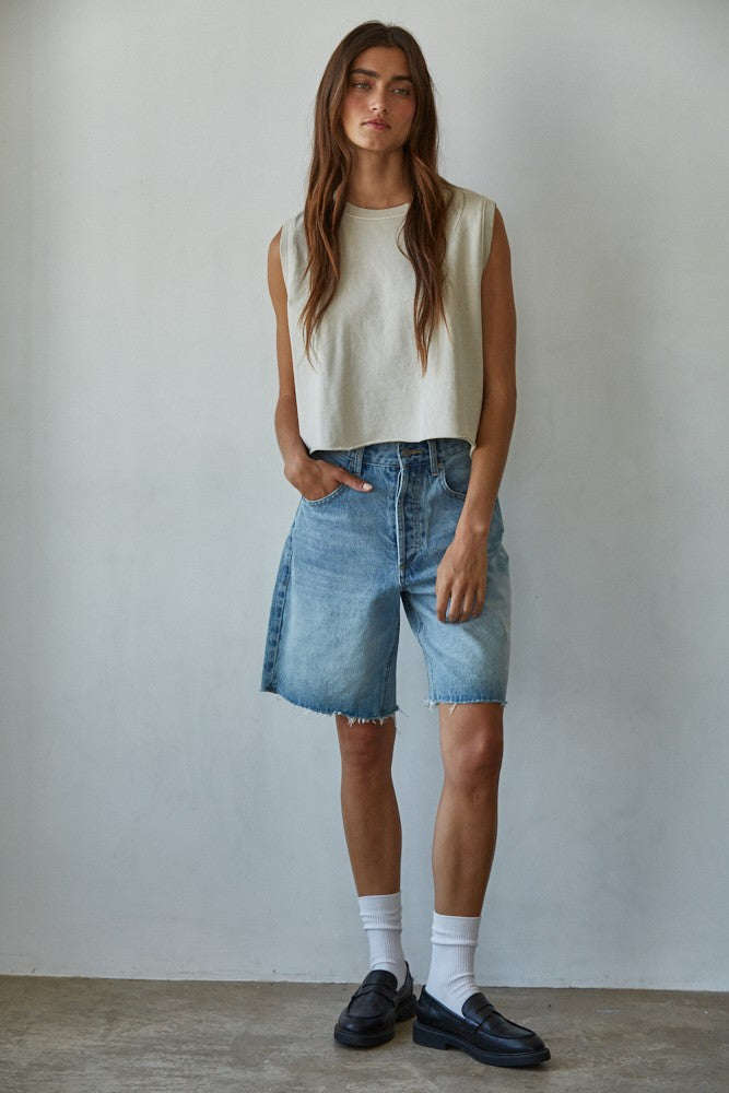 Everyday Easy Fit Tank Beige