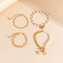 Load image into Gallery viewer, Fair Shake Pearl Bracelet Set