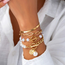 Load image into Gallery viewer, Fair Shake Pearl Bracelet Set
