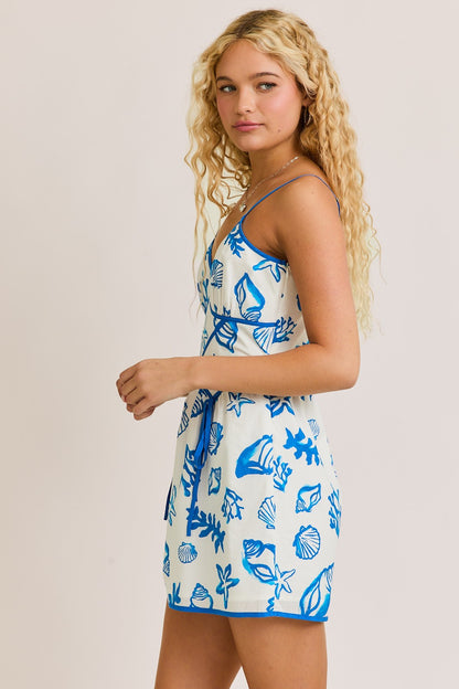 Faith Seashell Mini Dress
