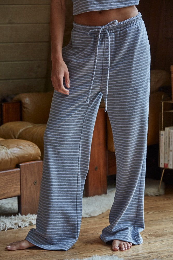 Find Your Soft Striped Flare Pants