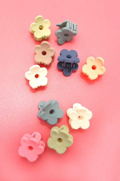 Side By Side Flower Claw Clip Set