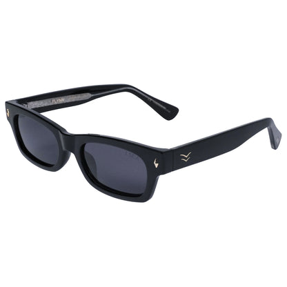 Flynn Sunnies Black/Smoke