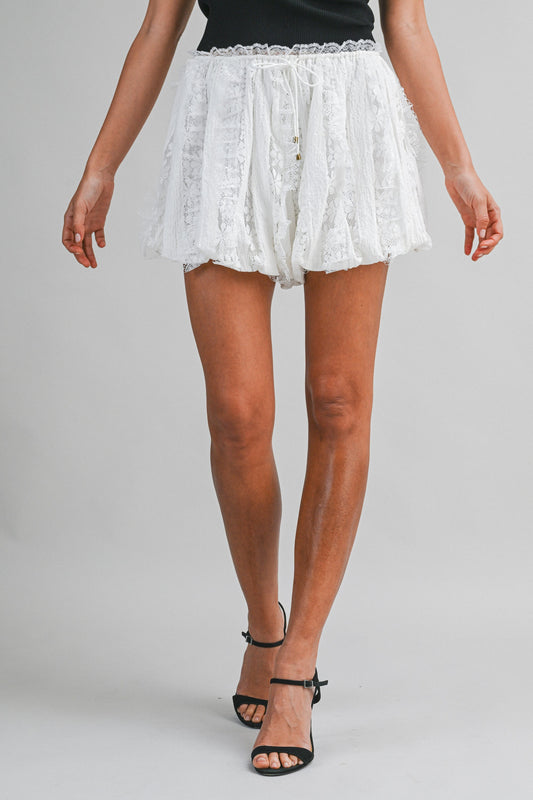 Flew Home Lace Shorts