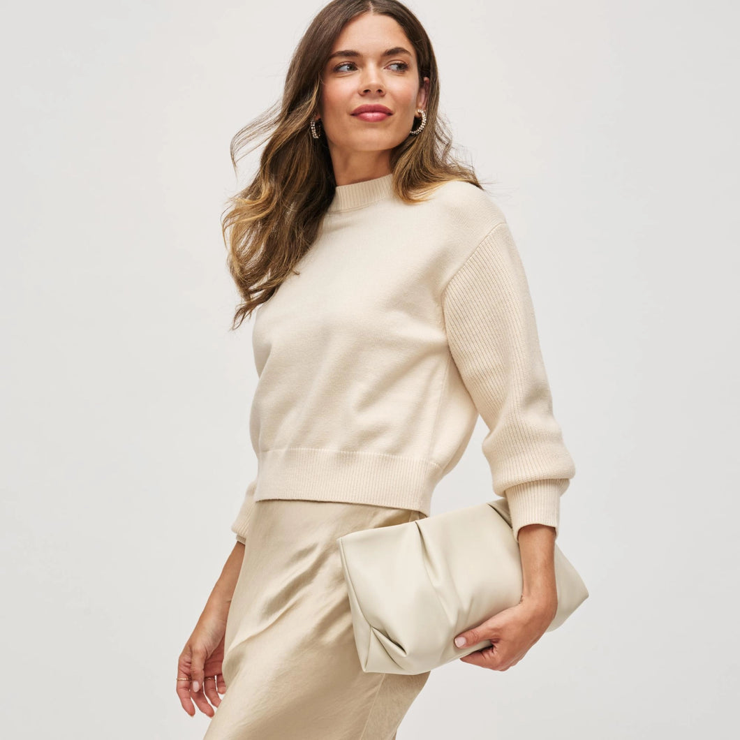 Franny Clutch Oatmilk