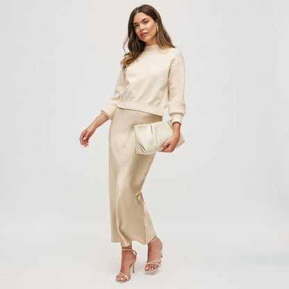 Franny Clutch Oatmilk