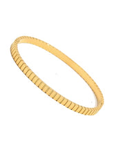 Load image into Gallery viewer, In The Groove Bangle Bracelet Gold