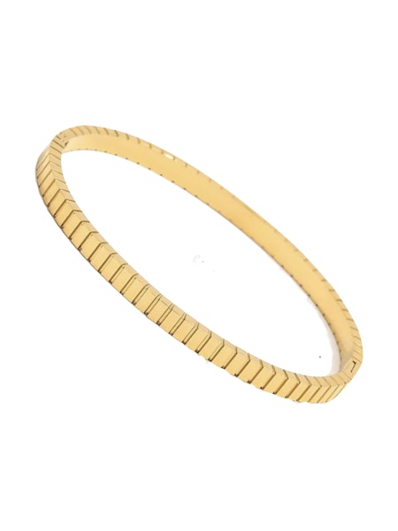 In The Groove Bangle Bracelet Gold