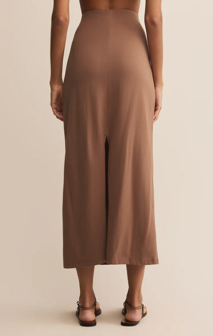 Gail Midi Skirt Teakwood