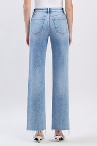 Gloria Distressed Straight Leg Denim