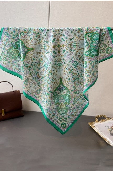 Garden Paisley Bandana Scarf