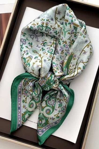 Garden Paisley Bandana Scarf