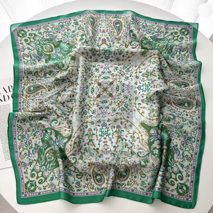 Garden Paisley Bandana Scarf