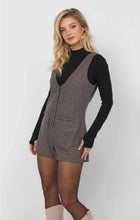 Load image into Gallery viewer, Outta Here Officer Buttoned Romper